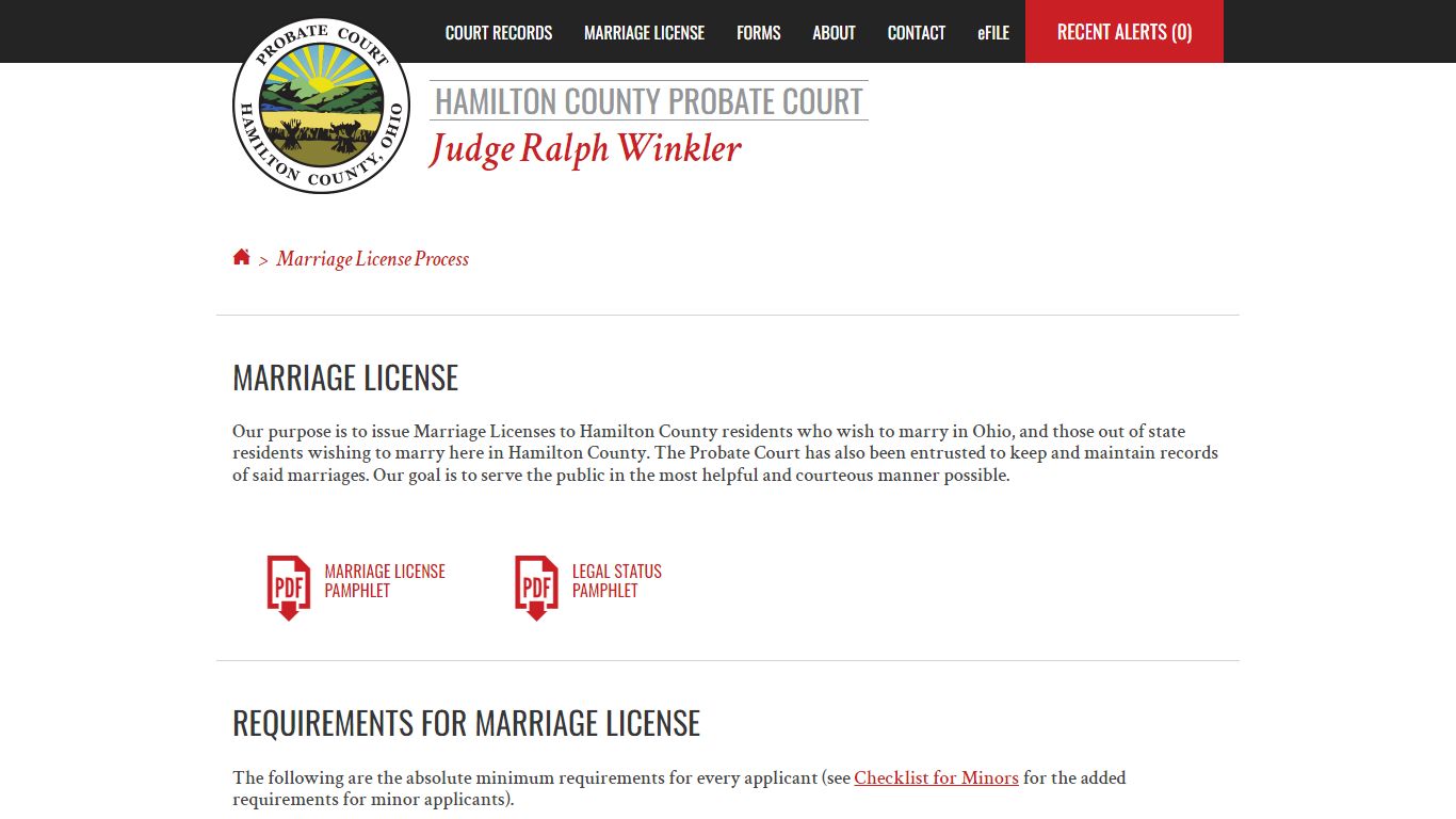 Marriage License Process - probatect.org